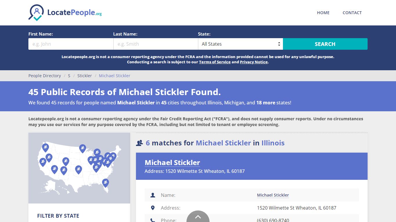 45 public records of Michael Stickler - Find Phone, Email, Address ...